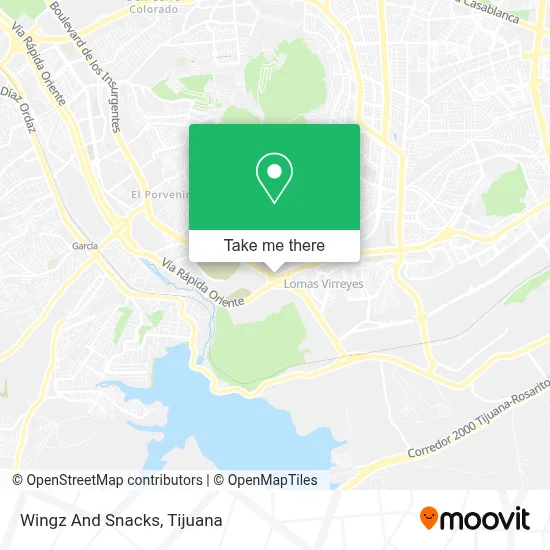 Wingz And Snacks map