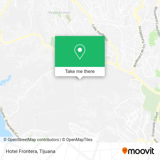 Hotel Frontera map