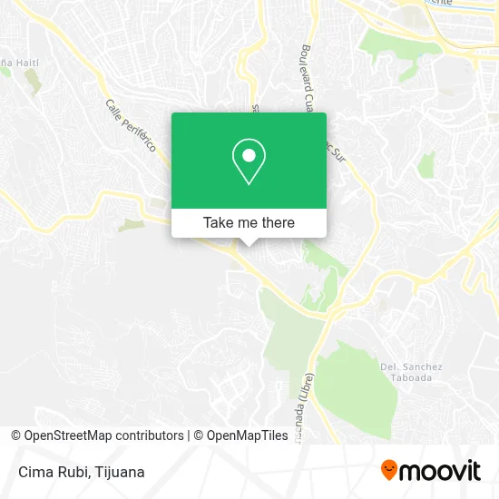 Cima Rubi map
