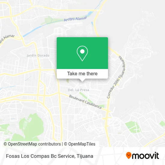 Fosas Los Compas Bc Service map