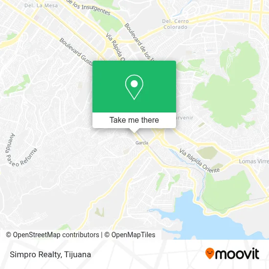 Simpro Realty map