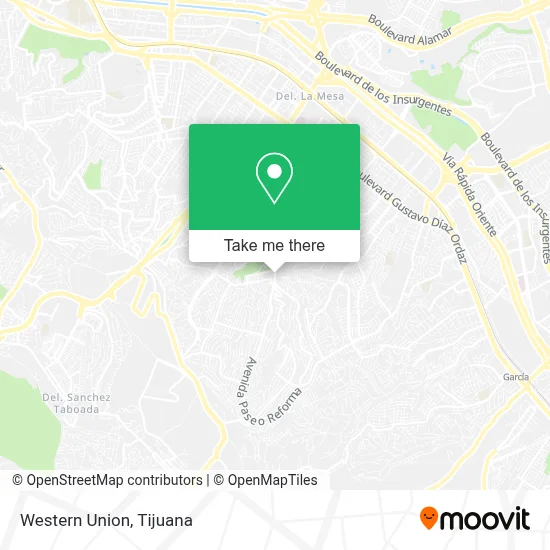 Western Union map