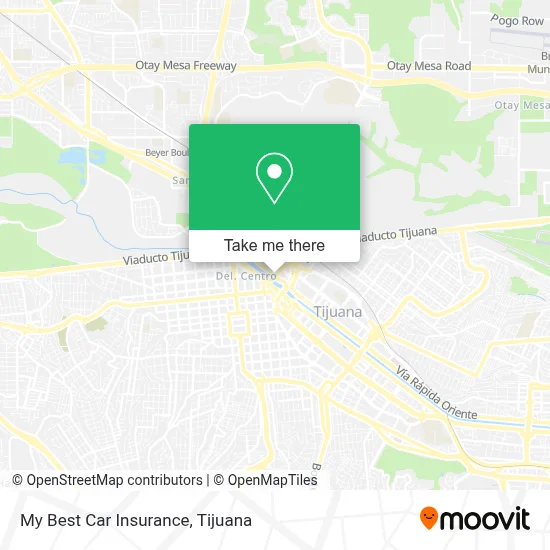 My Best Car Insurance map