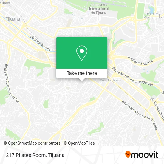 217 Pilates Room map
