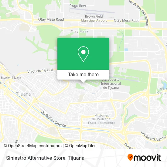 Siniestro Alternative Store map