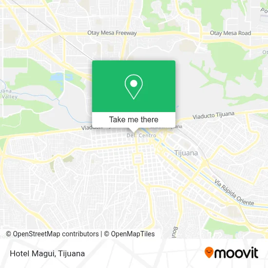 Hotel Magui map