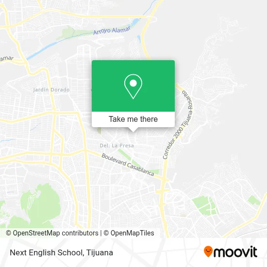Next English School map