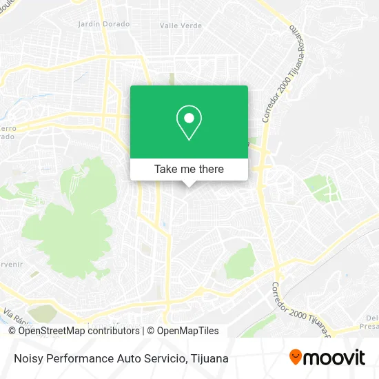 Noisy Performance Auto Servicio map