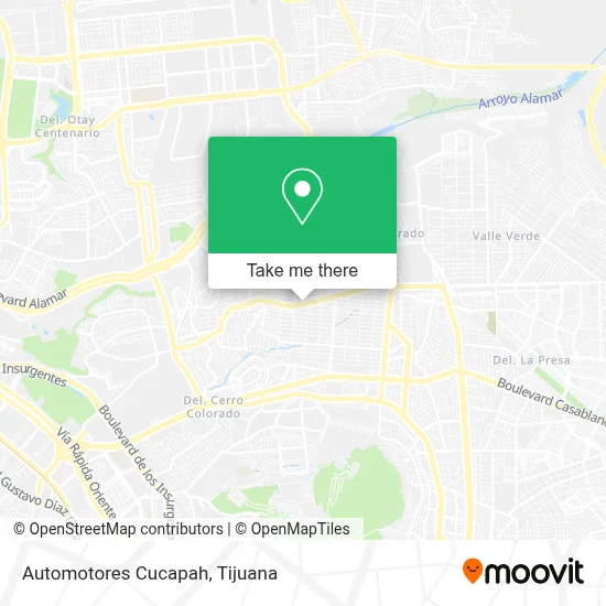 Automotores Cucapah map