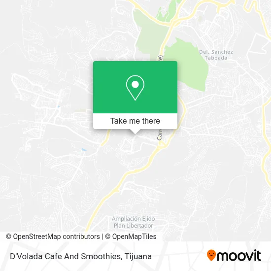 D'Volada Cafe And Smoothies map