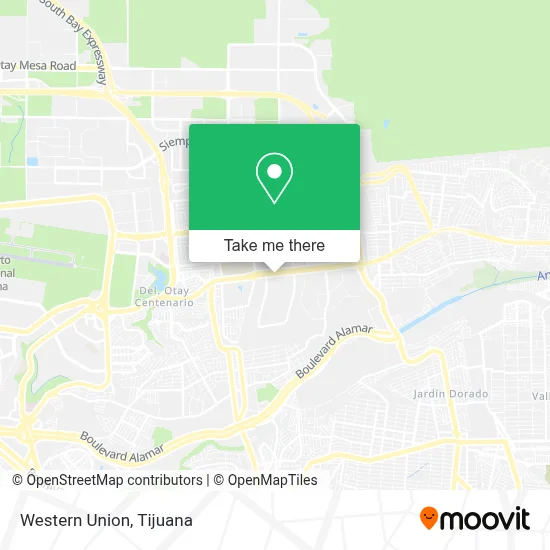 Western Union map