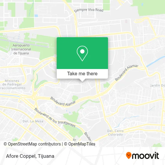 Afore Coppel map
