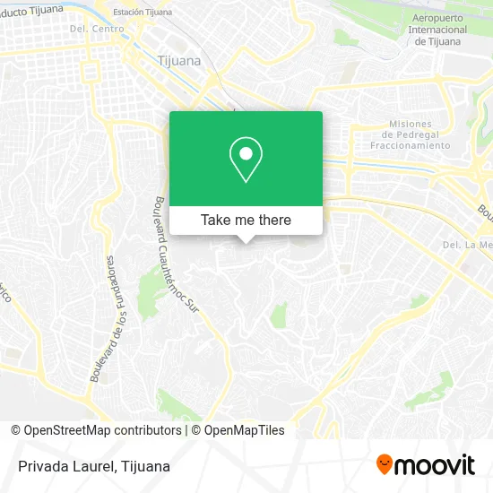 Privada Laurel map