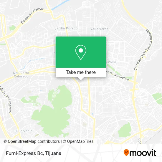 Fumi-Express Bc map