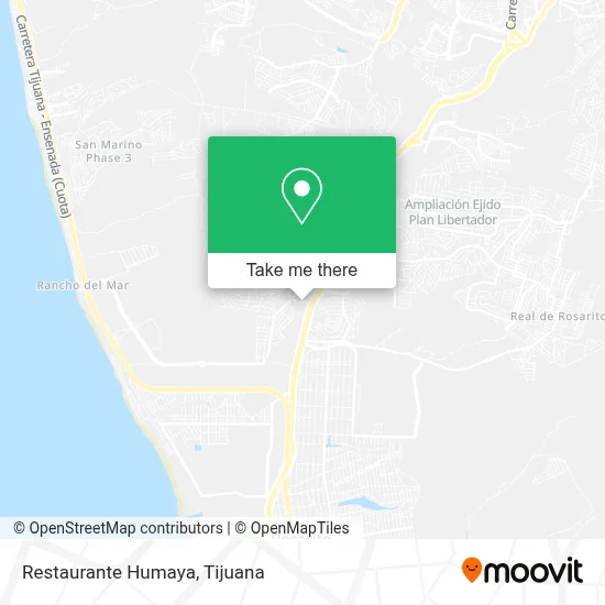 Restaurante Humaya map