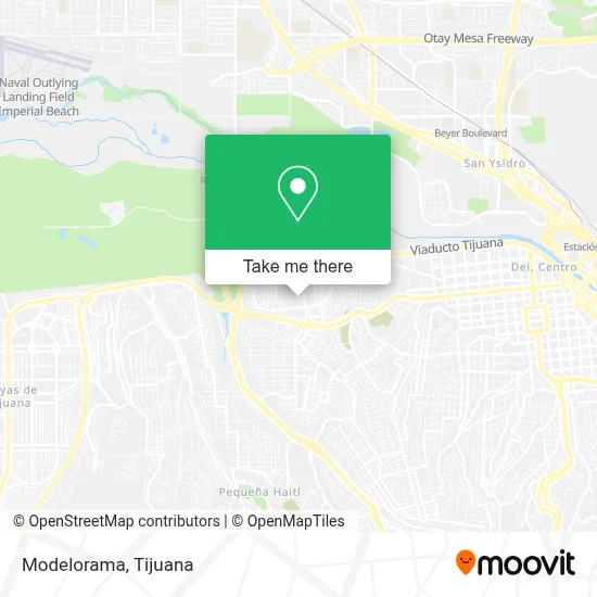 Modelorama map