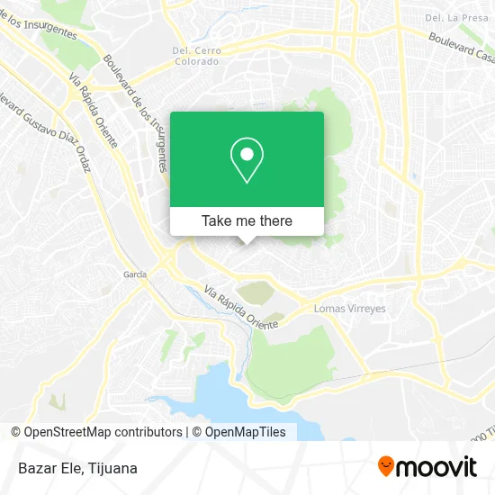 Bazar Ele map
