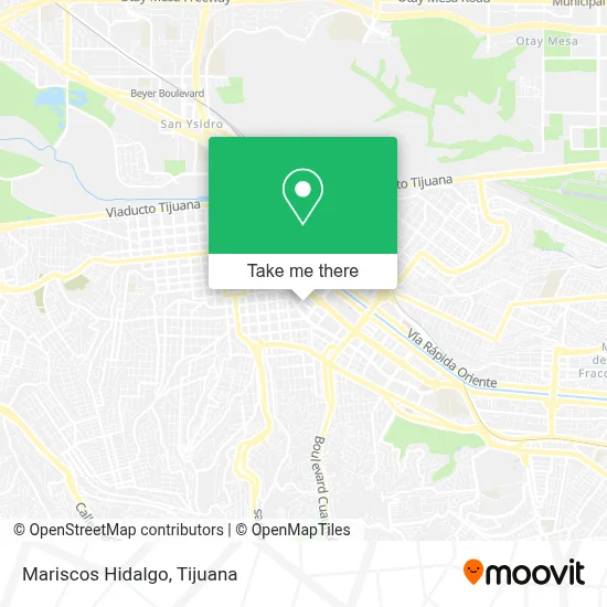 Mariscos Hidalgo map