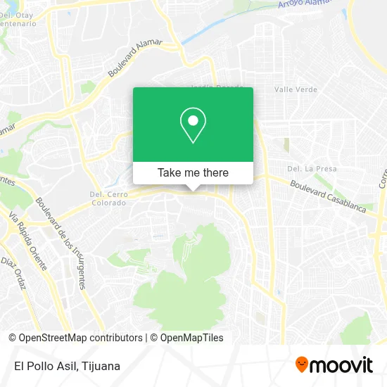 El Pollo Asil map
