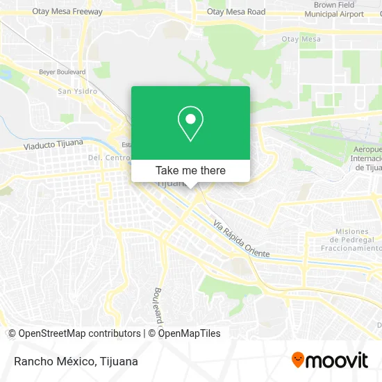 Rancho México map