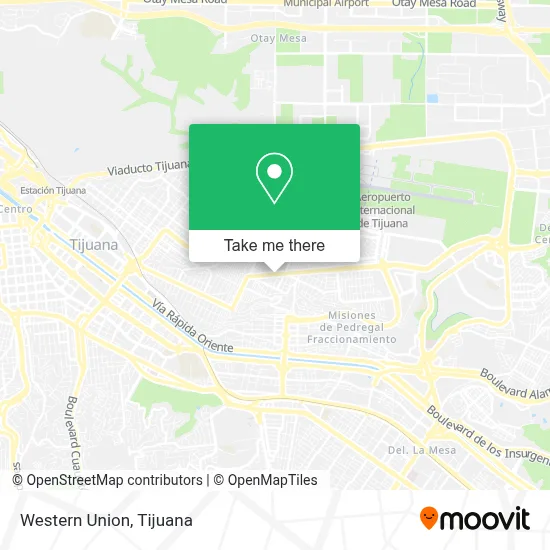 Western Union map