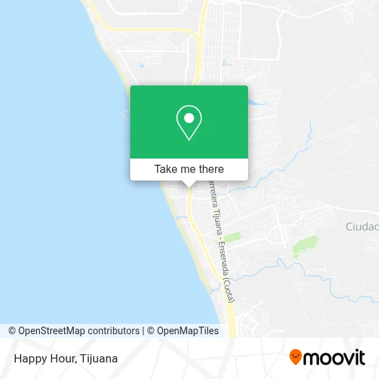 Happy Hour map