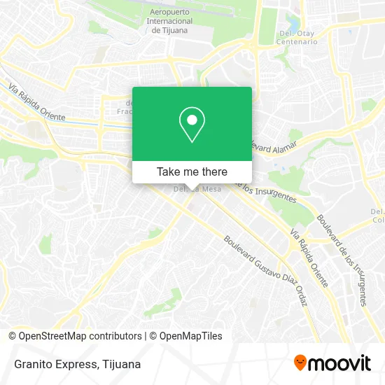 Granito Express map