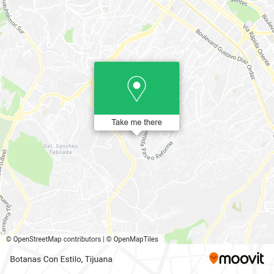 Botanas Con Estilo map