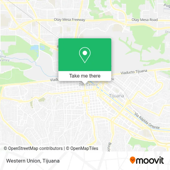 Western Union map
