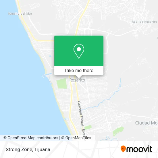 Strong Zone map