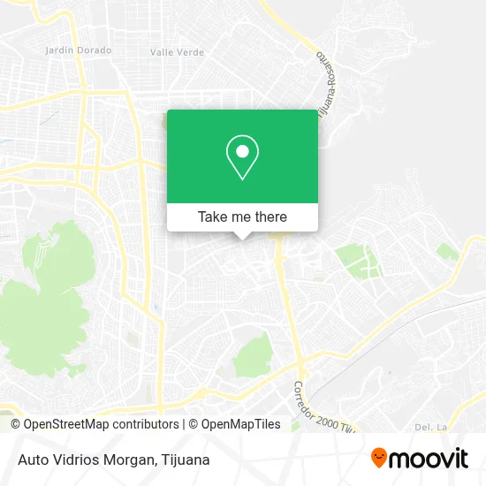 Auto Vidrios Morgan map