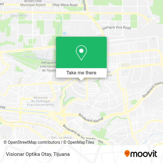 Visionar Optika Otay map