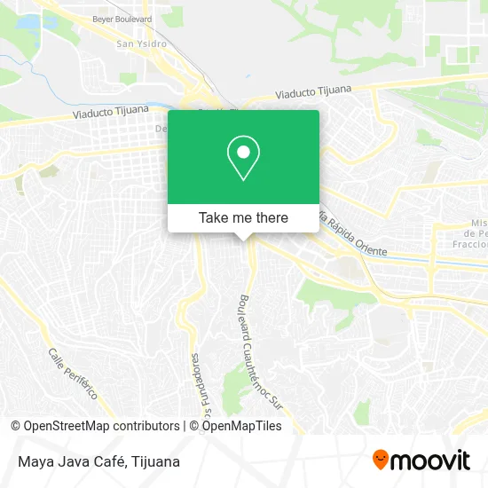 Maya Java Café map
