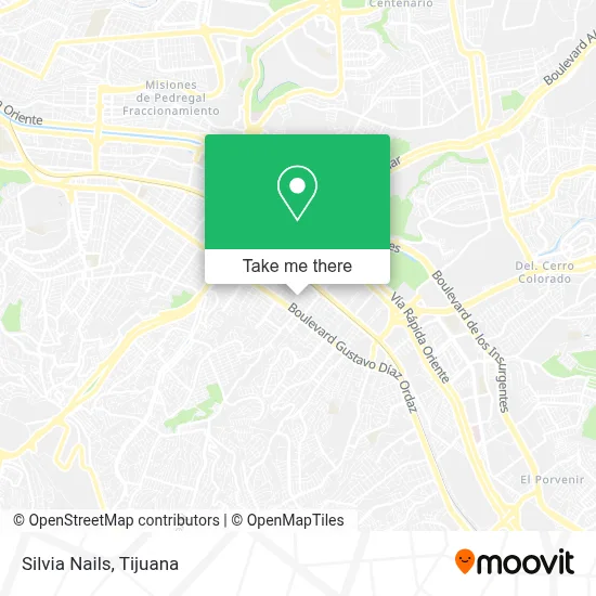 Silvia Nails map