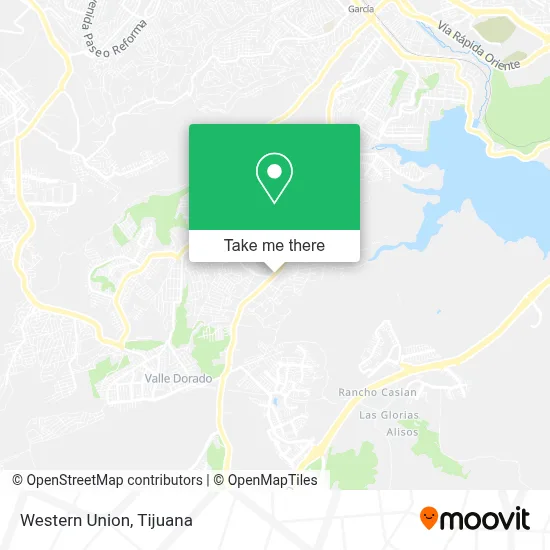 Western Union map