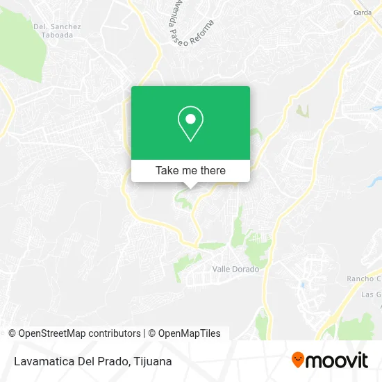 Lavamatica Del Prado map