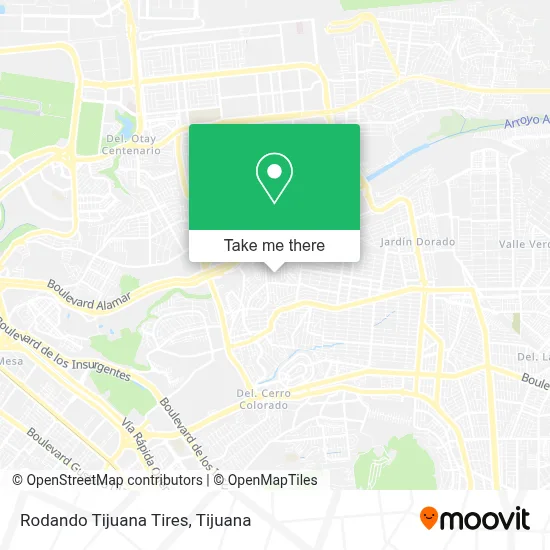 Rodando Tijuana Tires map