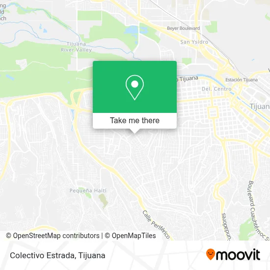 Colectivo Estrada map