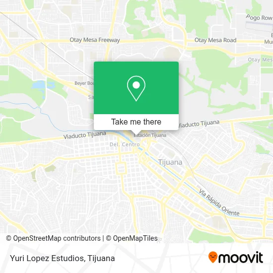 Yuri Lopez Estudios map