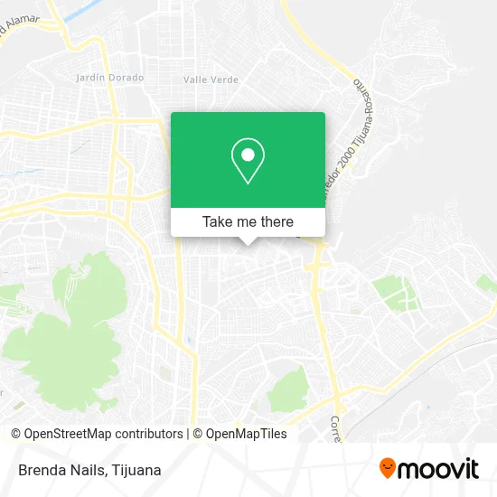Brenda Nails map