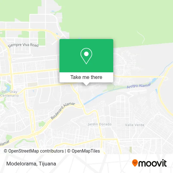 Modelorama map