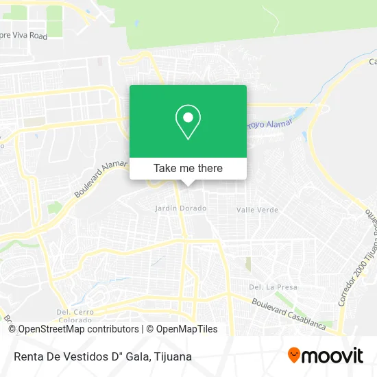 Renta De Vestidos D" Gala map