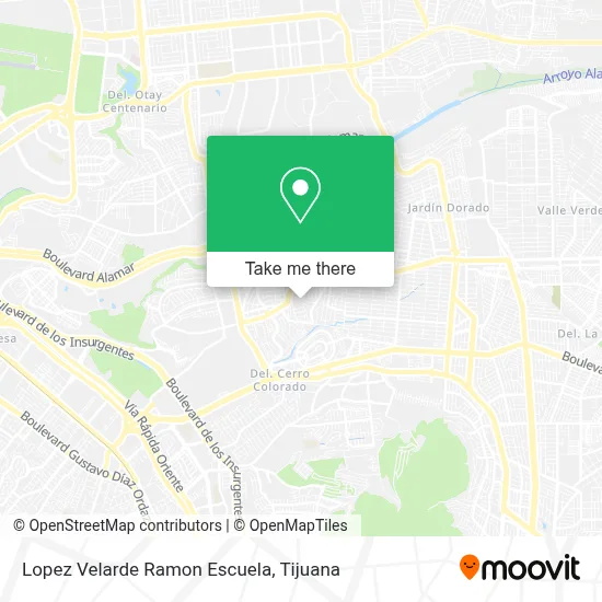 Lopez Velarde Ramon Escuela map