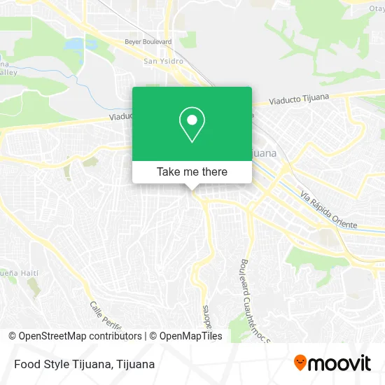 Food Style Tijuana map