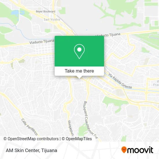 AM Skin Center map