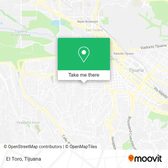 El Toro map