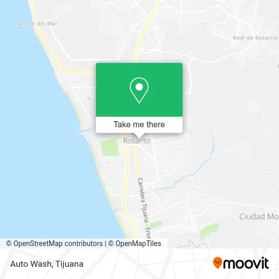 Auto Wash map