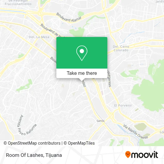 Room Of Lashes map