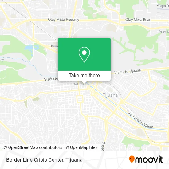 Border Line Crisis Center map