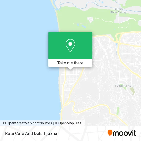 Ruta Café And Deli map